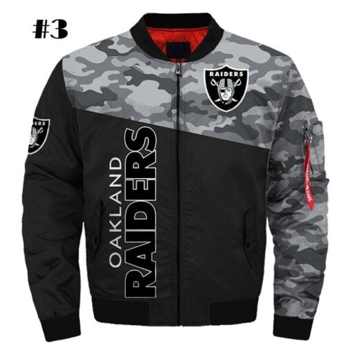 Raiders Bomber Jacket - Image 4