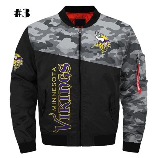Vikings Bomber Jacket - Image 4