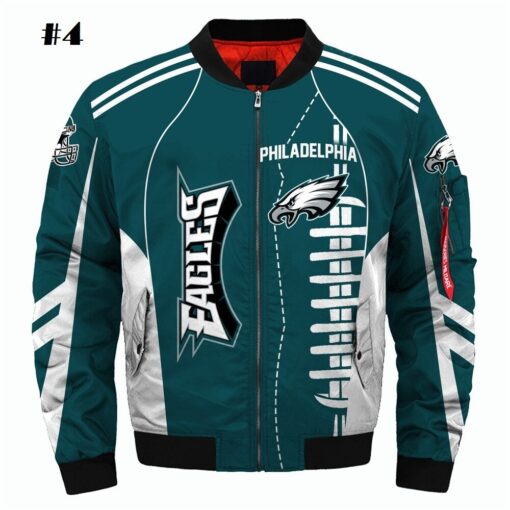 Eagles Bomber Jacket - Image 5