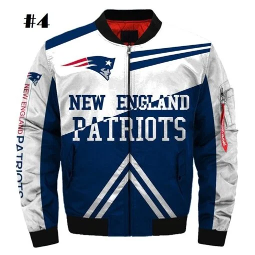 Patriots Bomber Jacket - Image 5