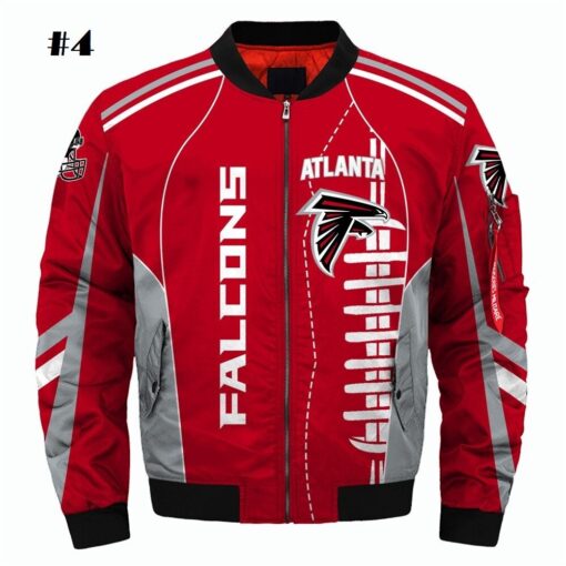 Falcons Bomber Jacket - Image 5