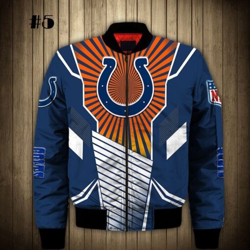 Colts Bomber Jacket - Image 6