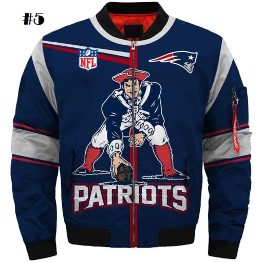 Patriots Bomber Jacket - Image 6