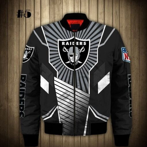 Raiders Bomber Jacket - Image 6