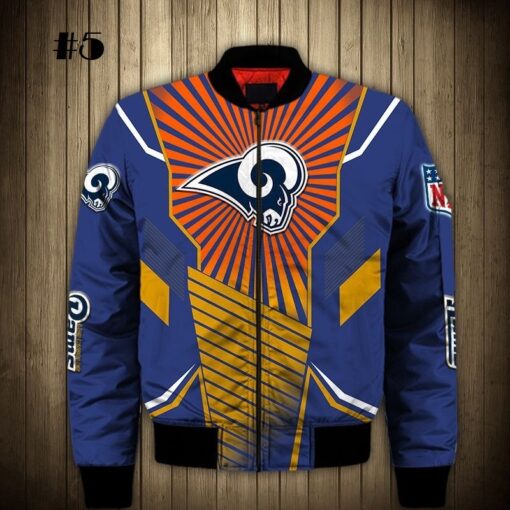 Rams Bomber Jacket - Image 6