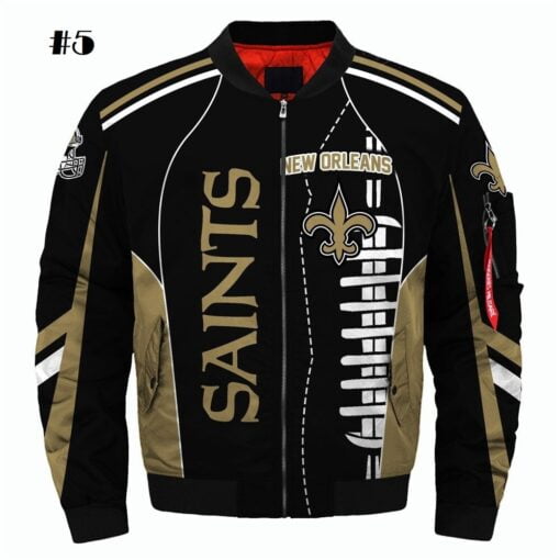 Saints Bomber Jacket - Image 6