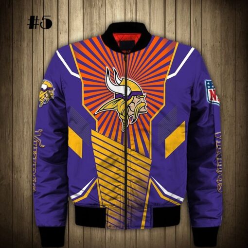 Vikings Bomber Jacket - Image 6