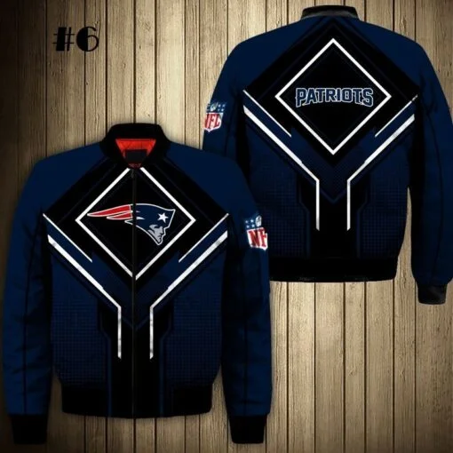 Patriots Bomber Jacket - Image 7