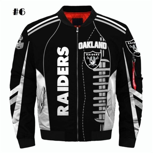 Raiders Bomber Jacket - Image 7