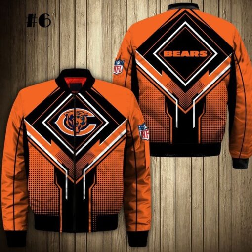 Bears Thick Bomber Jacket - Image 7