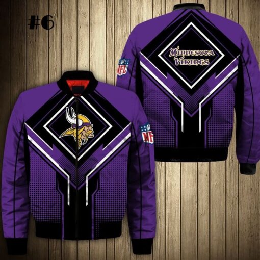 Vikings Bomber Jacket - Image 7