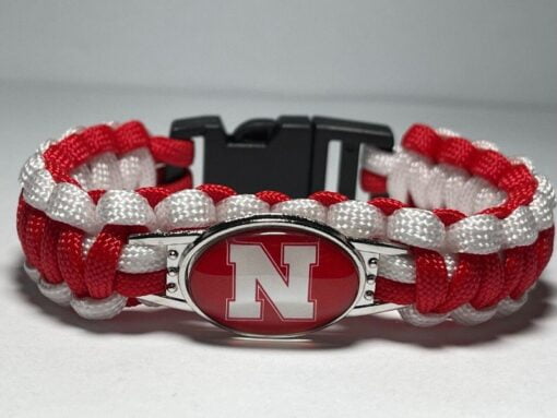 Nebraska Cornhuskers Paracord Bracelet