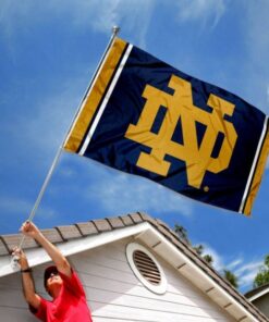 Notre Dame Stripes Flag