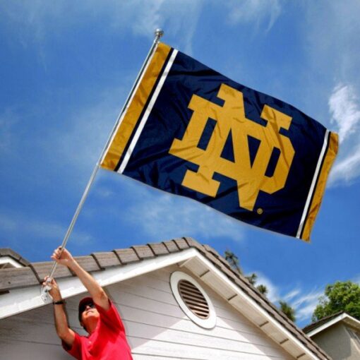 Notre Dame Stripes Flag