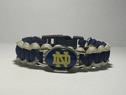 Notre Dame Fighting Irish Paracord Bracelet