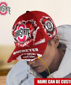 Ohio State Buckeyes Custom Adjustable Hat