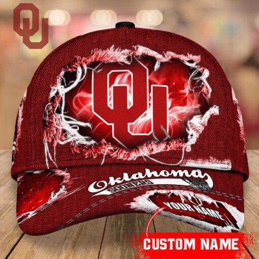 Oklahoma Sooners Custom Adjustable Hat - Image 2