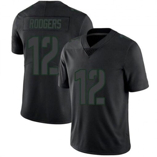 Packers Aaron Rodgers Legend Black Impact Jersey