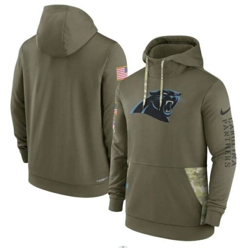 Panthers 2022 Salute to Service Therma Performance Pullover Hoodie