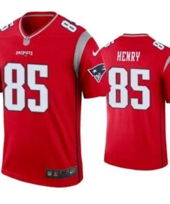 Patriots Hunter Henry Inverted Red Jersey