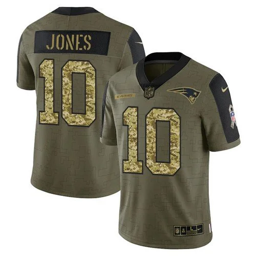 Patriots Mac Jones 2021 Camo STS Limited Jersey