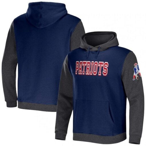 Patriots NFL x Darius Rucker Collection Color Blocked Pullover Hoodie