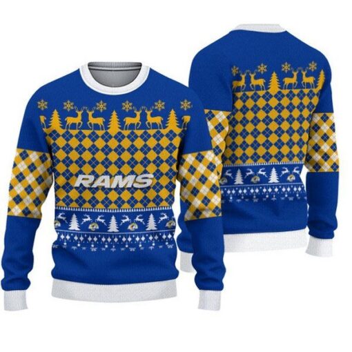 Rams Christmas Pullover Sweatshirt