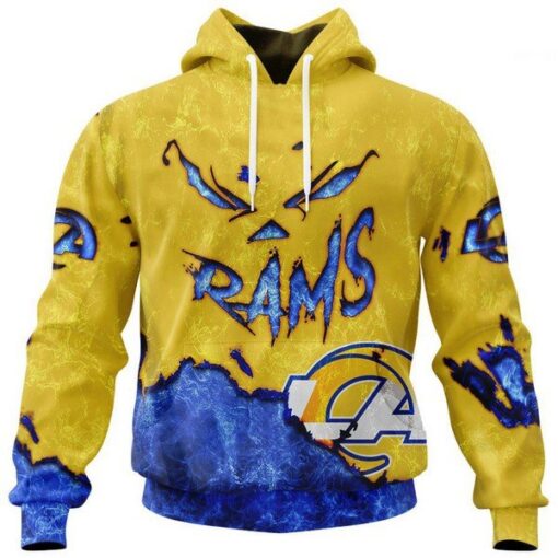 Rams Custom Halloween Pullover Hoodie
