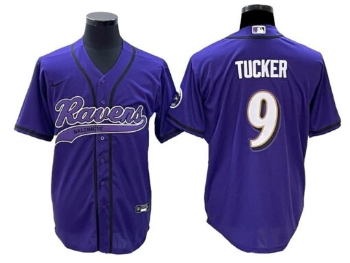 Ravens Justin Tucker Baseball Styled Jersey