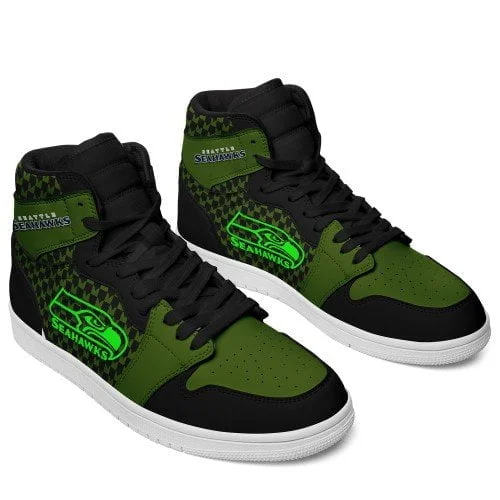 Seahawks AJ1 Sneakers - Image 3