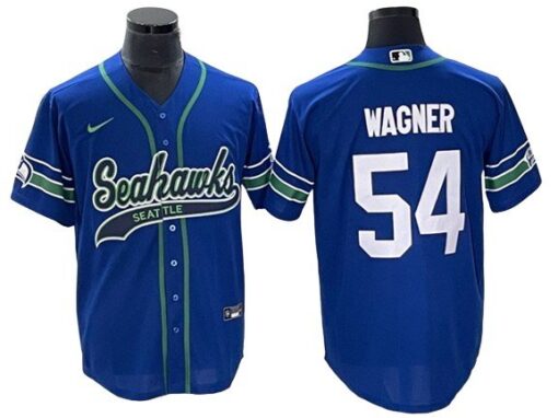 Seahawks Bobby Wagner Baseball Styled Jersey