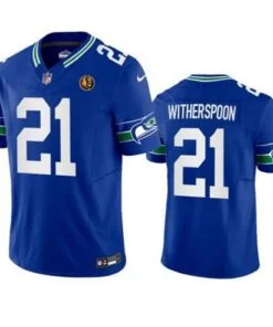 Seahawks Devon Witherspoon Throwback Vapor F.U.S.E. Limited Jersey With John Madden Patch