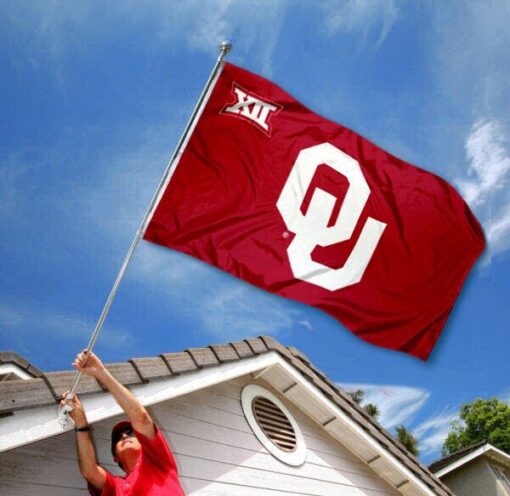 Oklahoma Sooners Big Twelve Flag