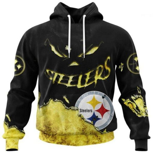 Steelers Custom Halloween Pullover Hoodie