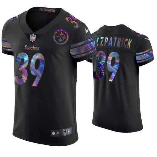 Steelers Minkah Fitzpatrick Holographic Black Edition Jersey