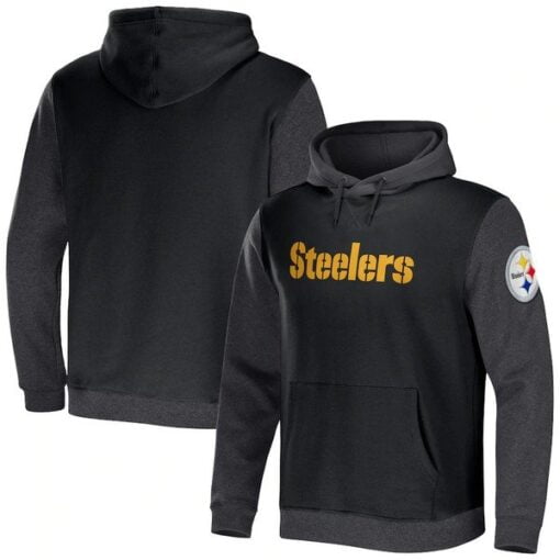 Steelers NFL x Darius Rucker Collection Color Blocked Pullover Hoodie