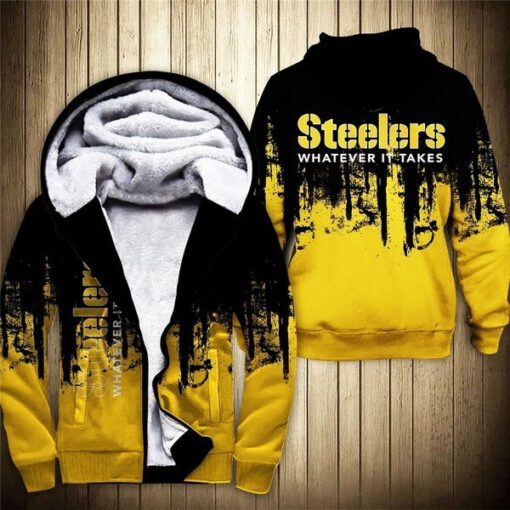 Steelers Zip-Up Hoodie