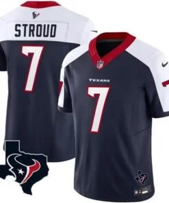 Texans C.J. Stroud Vapor F.U.S.E. Limited Jersey With Texas State Patch