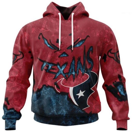 Texans Custom Halloween Pullover Hoodie