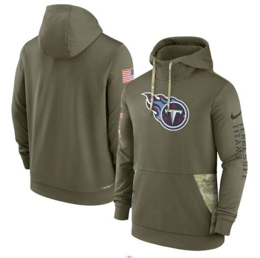 Titans 2022 Salute to Service Therma Performance Pullover Hoodie