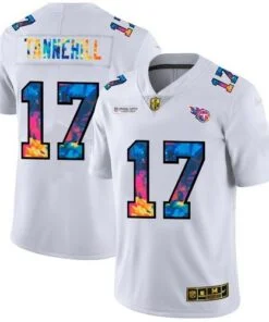 Titans Ryan Tannehill Multicolor Crucial Catch Jersey