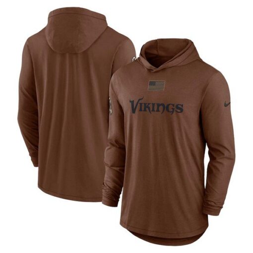 Vikings 2023 Salute to Service Lightweight Hoodie