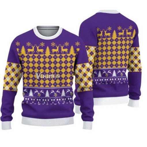 Vikings Christmas Pullover Sweatshirt