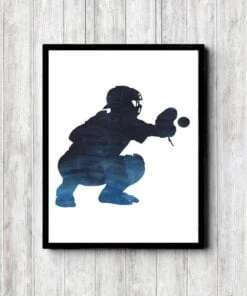 American Baseball Wall Art - B135