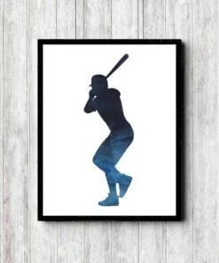 American Baseball Wall Art - B136