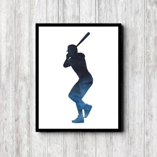 American Baseball Wall Art - B136