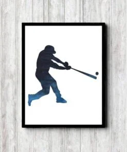 American Baseball Wall Art - B137