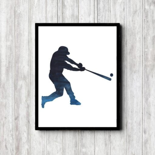 American Baseball Wall Art - B137