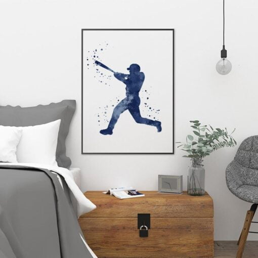 American Baseball Wall Art - B138