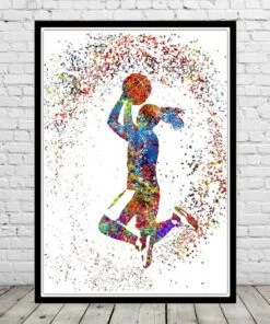 American Basketball Wall Art - B155
